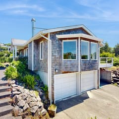 Stunning coastal home with ocean views firepit and media room walk to beach