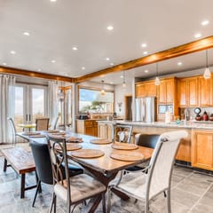 Beachfront home with amazing ocean views entertainment space and balcony