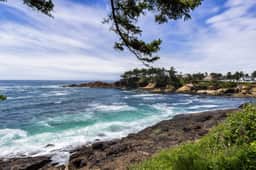 Dog friendly ocean view cabin with fireplace kitchenette deck and beach access - Image 2