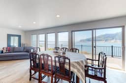 Bayview home with a deck overlooking the locally famous Ghost Hole fishing spot - Image 4