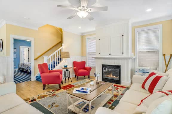 Romantic Oregon Coast Escape with Porch, Fireplace & Garden Charm - Image 5