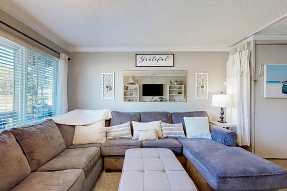 Creekfront Condo with Private Patio Beach Access Shared with D Gas Grill and Views - Image 5