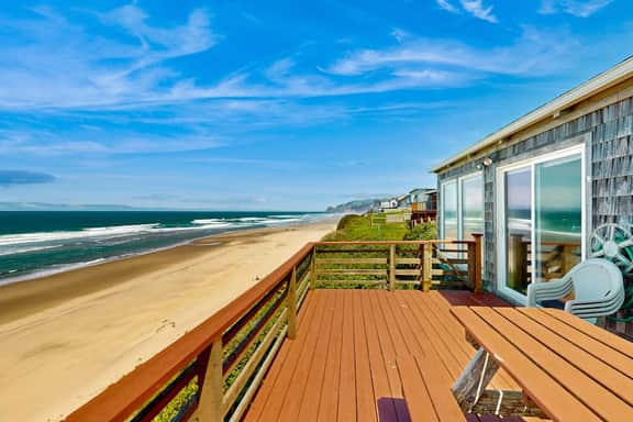 Ocean front home with spacious deck and beach access near shops and restaurants - Image 3