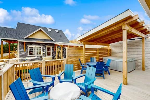 Family friendly home with ocean views private hot tub foosball table and gas grill - Image 3