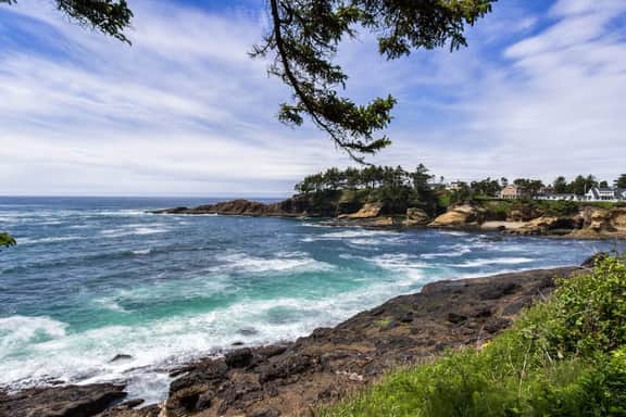 Dog friendly ocean view cabin with fireplace kitchenette deck and beach access - Image 2