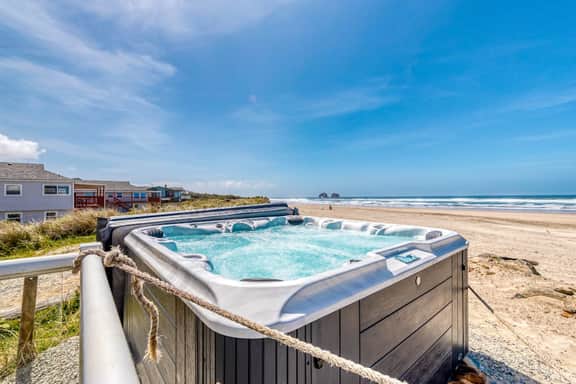 Oceanfront Home with Private Hot Tub and Amazing Beach Views Dogs Welcome - Image 2