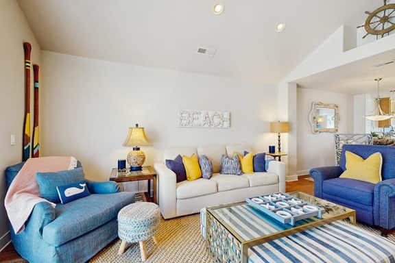 Three Story Beach Townhouse with Ocean View Fireplace Gas Grill and Balcony - Image 3