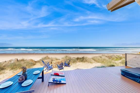 New oceanfront home with hot tub views A C and beach access 2 dogs OK - Image 5