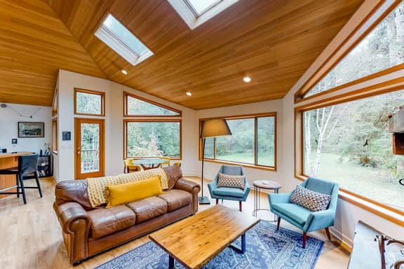 Luxury Riverfront Home with Several Acres Hot Tub and Swimming Holes Dogs OK - Image 2