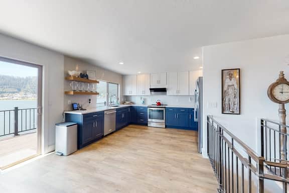 Bayview home with a deck overlooking the locally famous Ghost Hole fishing spot - Image 5