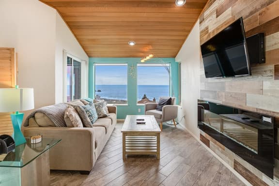 Ocean view home with a deck gas grill free WiFi and washer dryer - Image 1