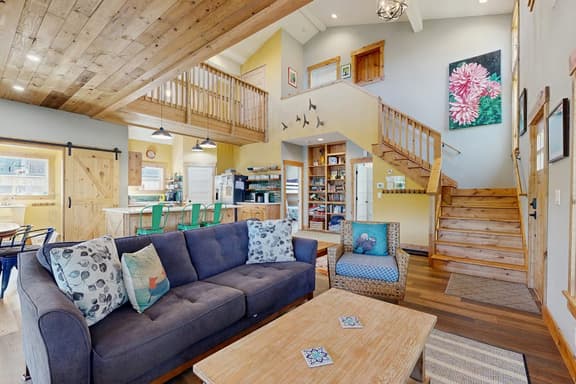 Newly constructed home with firepit and large deck walk to the beach and golf - Image 1