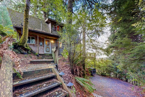 Dog friendly cabin with ocean view fast WiFi fireplace and washer dryer - Image 1