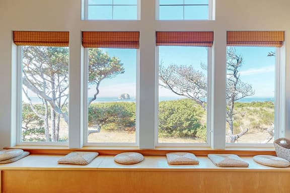Beachfront home with private beach access fireplace washer dryer yard deck - Image 1